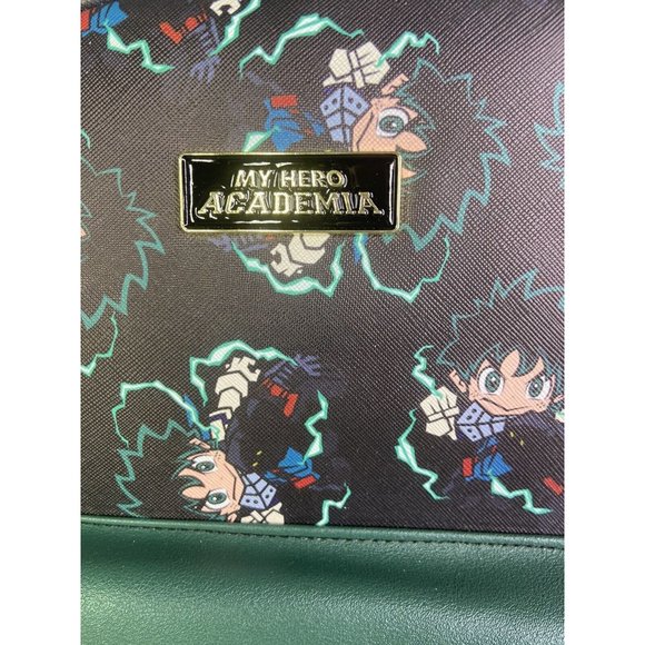 My Hero Academia Deku Izuku Midoriya Chibi All Over Print Mini Backpack Bag NEW main image 5
